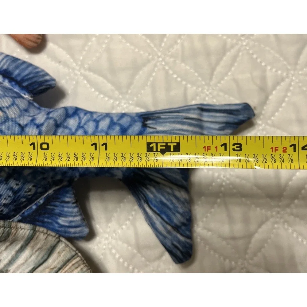 Fish Shape Bedroom Plush Stuffed Toy Home Decor With Rope